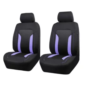   Univerzális üléshuzat 1+1 - Légzsákos - Tároló zsebbel  lila-fekete