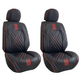   Prémium 3D Műbőr 2db-os üléshuzat - Légzsákos - Légáteresztő
