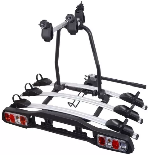 Kerékpárszállító - Compass Dolphin 3 TÜV kerékpártartó vonóhorogra - 3db kerékpár