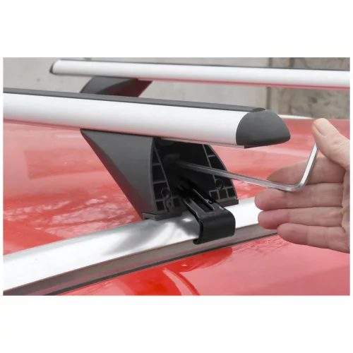 Tetőcsomagtartó Alu-Integral (120cm, ezüst)