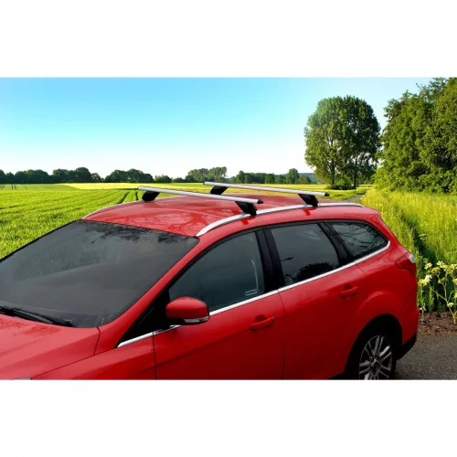 Tetőcsomagtartó Alu-Integral (120cm, ezüst)