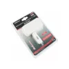 Szivargyújtó elosztó + 2x USB (állítható, fehér, 42614)