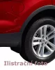 Audi Q7 2015- (első) Novline sárvédő gumi, sárfogó gumi