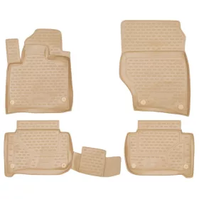   Audi Q7 2006-2015 (bézs) Novline méretpontos gumiszőnyeg szett