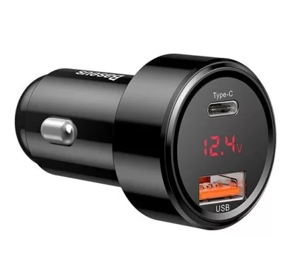 ECO PACK 04AC Gyorstöltő digitális voltmérővel - USB/USB-C csatlakozás - 100W