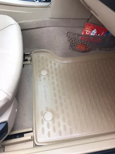 BMW 5 2003-2010 (E60, E61, bézs) Novline méretpontos gumiszőnyeg szett