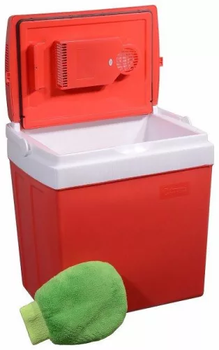 Compass hűtőláda fűtéssel - 30l - piros