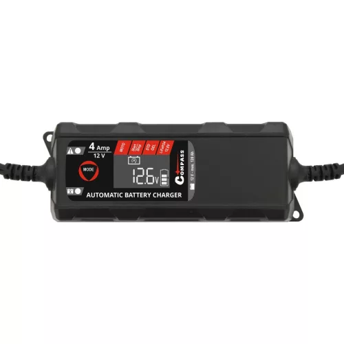 Automatikus autóakkumulátor töltő 1 - 120Ah (4Amp)