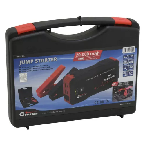 Powerbanka JUMP STARTER funkcióval (20.000mAh, 2000A)