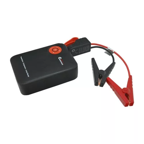 Startovací zdroj s kompresorem, powerbankou a svítilnou (7200mAh, 600A)