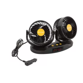 Duo ventilátor hőmérővel (24V)