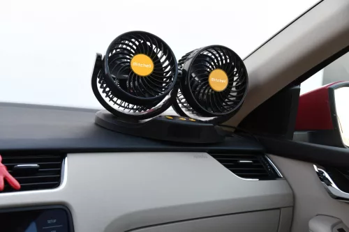 Duo ventilátor hőmérővel (24V)