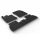 Fiat Doblo 2022- (ovális rögzítés, nem lehajható ülés) Gledring méretpontos gumiszőnyeg szett