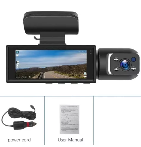 Dupla autós DVR videokamera, Full HD, 1080p felbontás