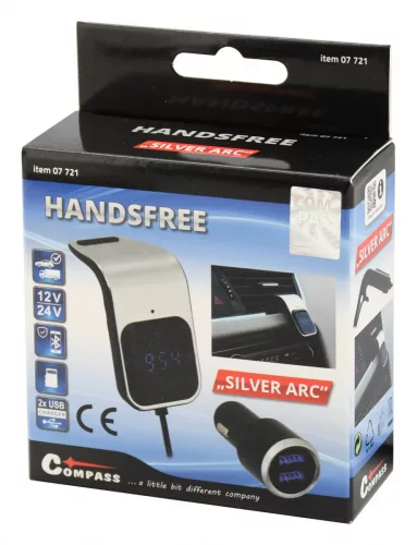 Hands free FM adó (szellőzőrácsba)
