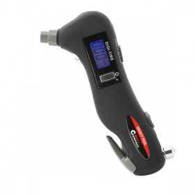   Compass digitális keréknyomás mérő / lámpa / övvágó - 10bar
