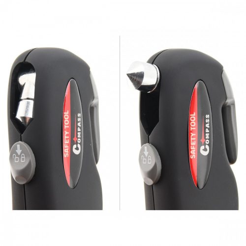 Compass digitális keréknyomás mérő / lámpa / övvágó - 10bar