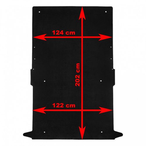 Opel Combo D 2011-2018 (2 személyes, Maxi) Rezaw-Plast méretpontos raktér padlóburkolat
