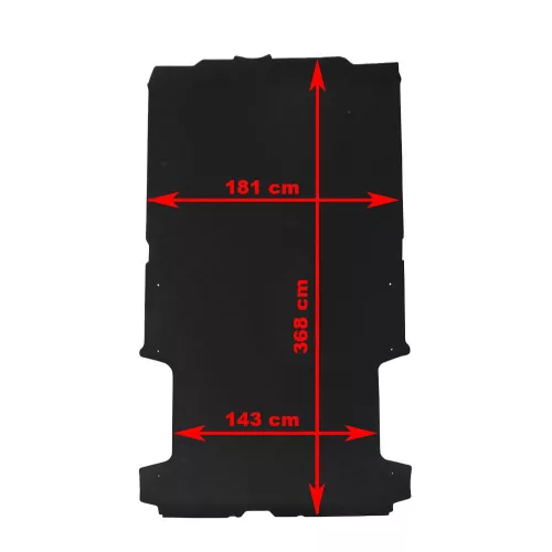 CITROEN JUMPER 2006- L3 Rezaw-Plast méretpontos raktér padlóburkolat