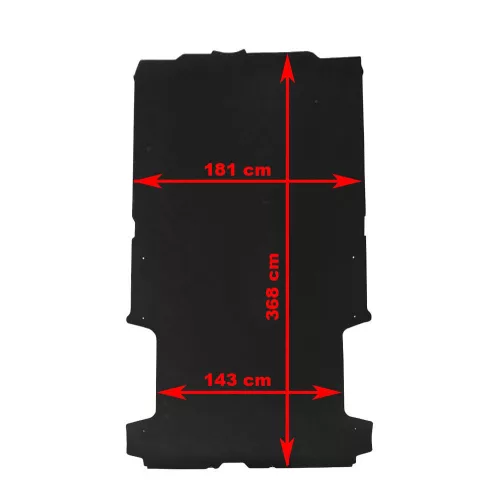 PEUGEOT BOXER 2006- L3 Rezaw-Plast méretpontos raktér padlóburkolat