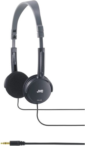JVC HA-L50-B Fülre illeszkedő, összecsukható hagyományos fejhallgató fekete színben