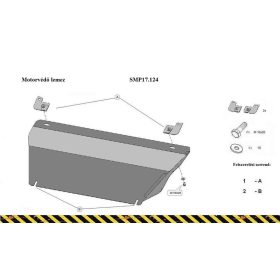 Opel Adam 2012/10 - Motorvédő lemez - SMP17.124