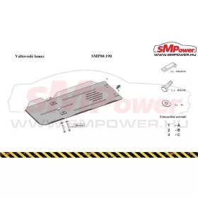   Porsche Cayenne, Cayenne Turbo 2002-2010 - Váltóvédő lemez - SMP00.190