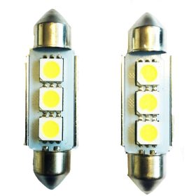3SMD LED 41mm-es Szofita izzó SMD-10X41-3SMD