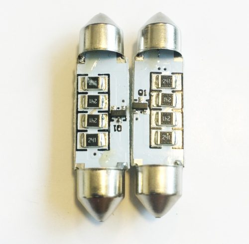 3SMD LED 41mm-es Szofita izzó SMD-10X41-3SMD