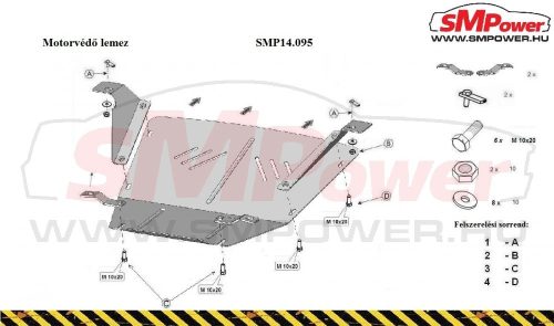 Volkswagen LT 1996-2006 - Motorvédő lemez - SMP14.095