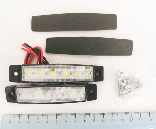 AE-113505A/W szélességjelző , fehér,12-24V