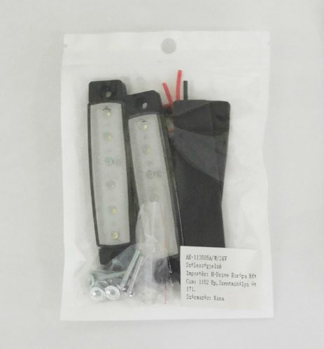 AE-113505A/W szélességjelző , fehér,12-24V