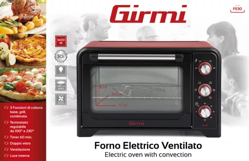 Girmi FE30 Elektromos légkeveréses sütő