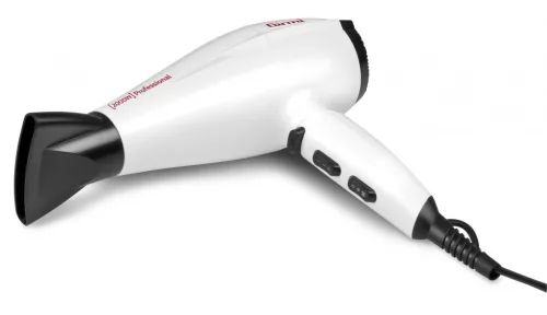 Girmi PH45 Professzionális fehér hajszárító, 1800-2200W, 2 sebesség fokozattal, 3 hőmérséklet beállítási lehetőséggel, hideg levegő funkcióval