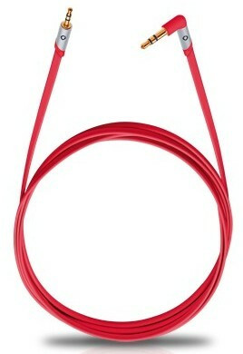 Oehlbach i-Jack 25  Fejhallgató kábel, 1,5 méter, piros színben, OB 35002
