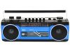 Trevi RR501 Hordozható kazettás rádió és MP3/USB lejátszó, Bluetooth funkcióval (kék)