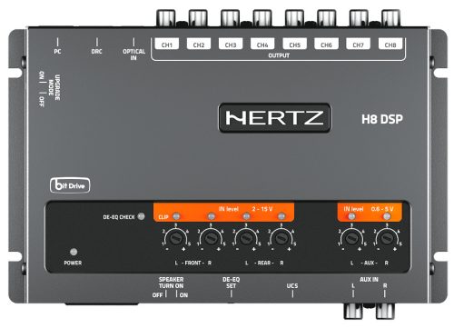 Hertz H8 DSP + DRC HE Digitális hangprocesszor és vezérlő szett