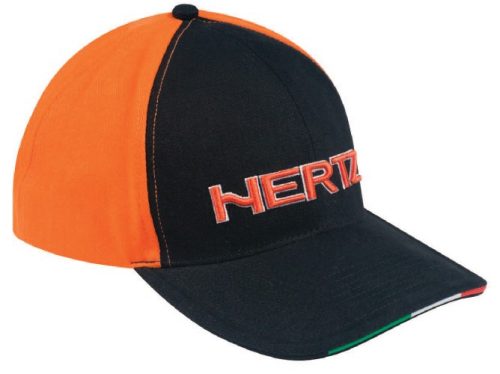 Hertz Hertz ORANGE/BLACK CAP Baseball sapka Hertz felírattal, narancs/fekete színben