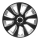 Versaco Stratos Black Silver 15" dísztárcsa szett - 4db