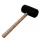 Gumikalapács 0,80 kg (fekete)