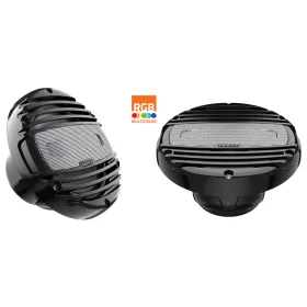   Hertz HMX 8 LD-C 20cm-es vízálló koaxiális hangszóró fekete színben, RGB LED világítással - Autóhifi