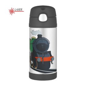   Thermos FUNtainer gyerek termosz szívószállal - vonat - 355 ml
