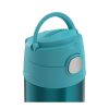 Thermos FUNtainer gyerek termosz szívószállal - türkiz - 355 ml