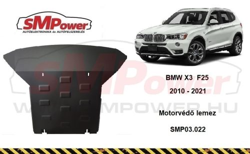 BMW X3 F25 2010-2021 - Motorvédő lemez - SMP03.022