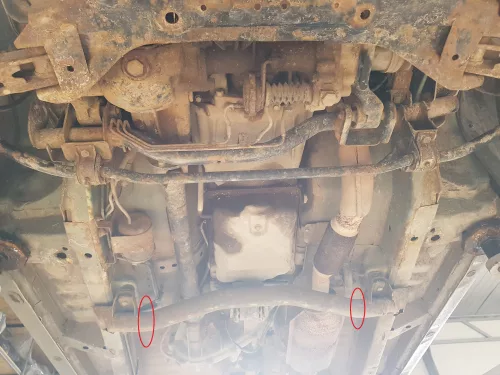 Mitsubishi Pajero Pinin, 1999-2007 - Váltóvédő lemez - SMP00.100