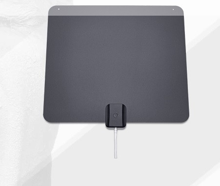 Oehlbach XXL RAZOR FLAT Extrém lapos DV2 T2 HD antenna, USB tápellátással, fekete-szürke, OB 17215