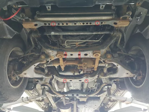Toyota 4Runner, 2002 - 2009 - Motorvédő lemez - SMP26.172K