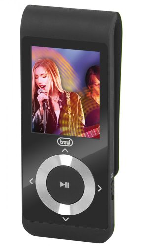 Trevi MPV 1728 SD Multimédia lejátszó, fekete színben fülhallgatóval