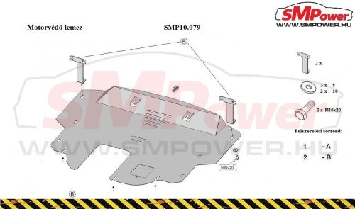 Hyundai i30 2015- Motorvédő lemez - SMP10.079
