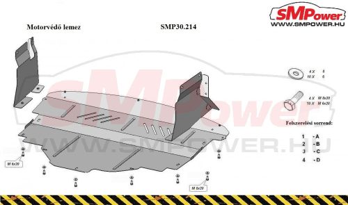 Nissan NV 400, 2010- Motorvédő lemez - SMP30.214
